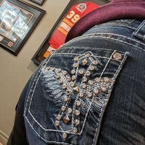 Embellished booty "Warehouse One, Premium Brand" Ladies Jeans Size 27